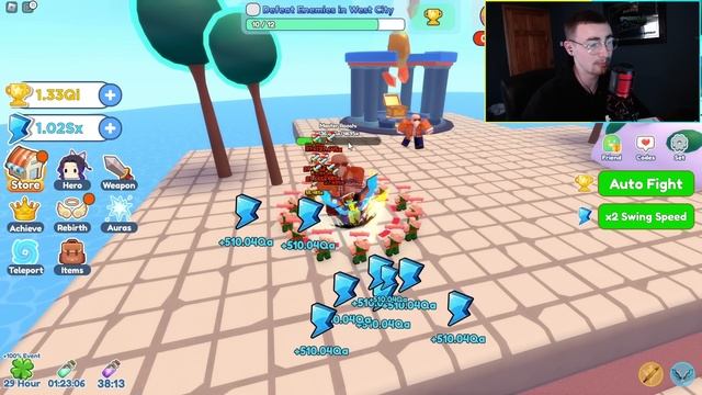 I Got OVERPOWERED VEGETA!!! In Clicker Fighting Simulator! смотреть онлайн