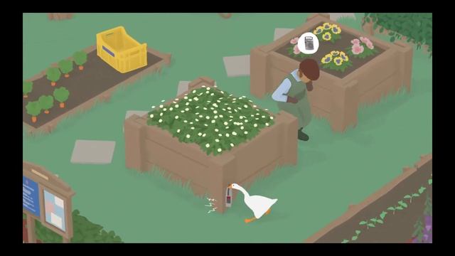 Обзор игры "Untitled Goose Game" - гусь вредитель смотреть онлайн