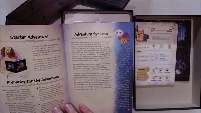 Animal Adventures RPG starter set Unboxing and quick Review смотреть онлайн