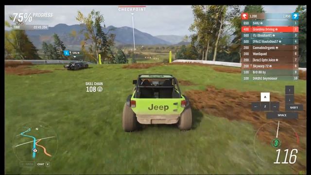Forza Horizon 4 - Awesome Toyota Baja Truck vs Jeep Trailcat Duel in The Titan! [Ranked Adventure] смотреть онлайн
