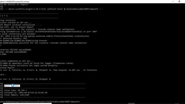How to run Selenium Script from Command Prompt Part-18 смотреть онлайн