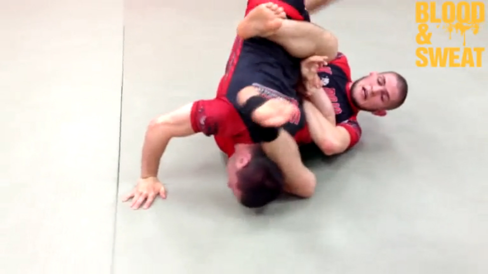 Хабиб Нурмагомедов. Выход на кимуру из бокового удержания. Джиу джитсу. Khabib Nurmagomedov. смотреть онлайн