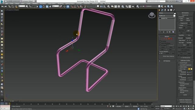 Моделирование стула из сплайнов (Урок 3ds Max для начинающих) смотреть онлайн