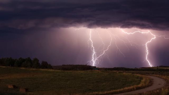 2 Hours of Calming Rain and Rumbling Thunderstorm for Focus, Relaxation and Sleep смотреть онлайн