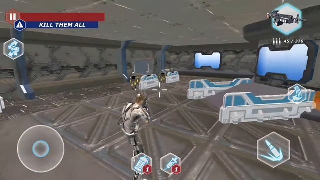 Cyber Gangster 3018 (New Game) Mission 03 Complete - Kill Boss Robot смотреть онлайн