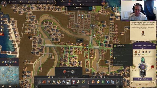 Anno 1800 Seeds of Change DLC 810 t/min Coffee Island смотреть онлайн