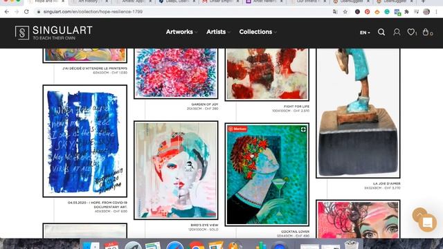 Singulart галерея Шаг За Шагом обзор ЧАСТЬ 1. Sell and buy art online. смотреть онлайн