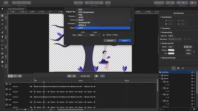 How to Export Keyshape Animations as JSON Code (lottie File) смотреть онлайн