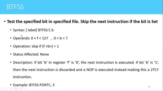 Lecture 9 Bit Manipulation and Testing Instructions смотреть онлайн