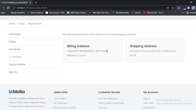 Work with BillingAddress | Bangla Django e-commerce | Cleavercode Tutorials смотреть онлайн