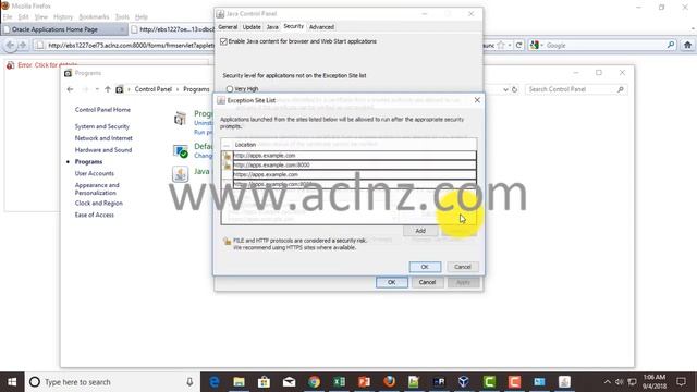 How to solve error "Application blocked by Java Security" in Oracle EBS Release 12.2.x? смотреть онлайн