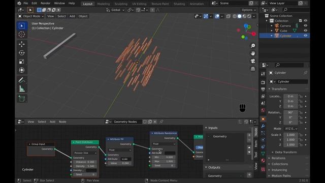 Lightspeed Effect with Geometry Nodes! (Blender 2.92 Tutorial) смотреть онлайн