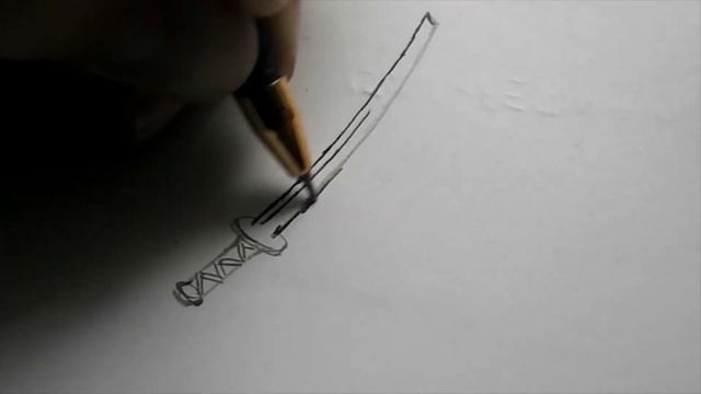 Как нарисовать катану? смотреть онлайн