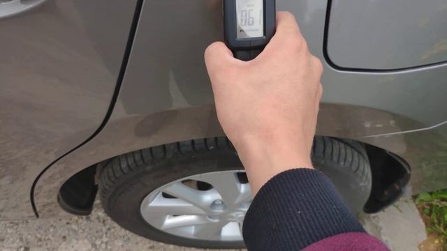 Замер толщины ЛКП (лакокрасочного покрытия) Toyota Corolla смотреть онлайн