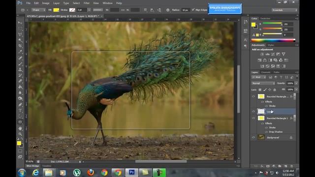 Windows 7 Aero Glass Effect in Photoshop by Ranjith Ramadasan смотреть онлайн