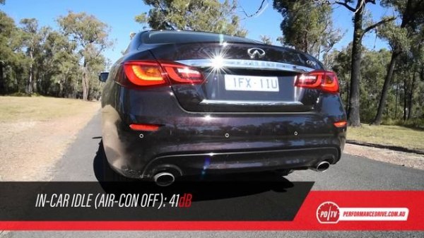 2016 Infiniti Q70 3.7 V6 0-100km/h & engine sound