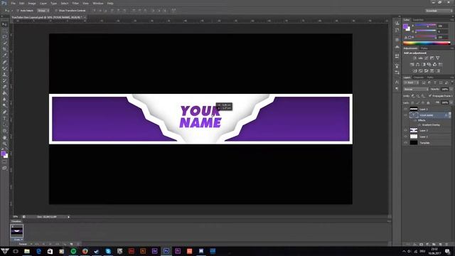 Simple Banner Template | Glyph Design (photoshop)