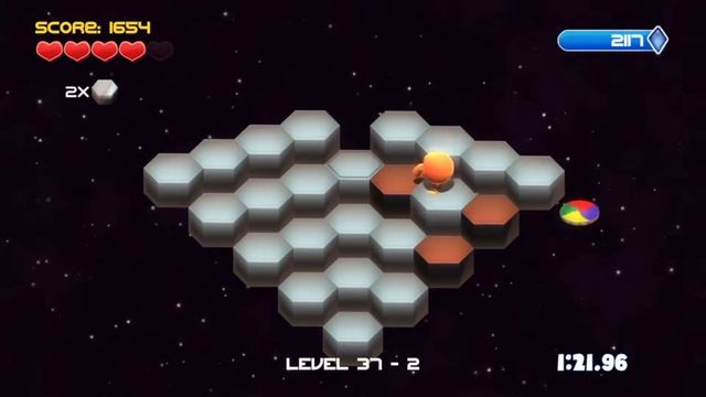 Q*Bert Rebooted - Level 37 - 3 stars смотреть онлайн
