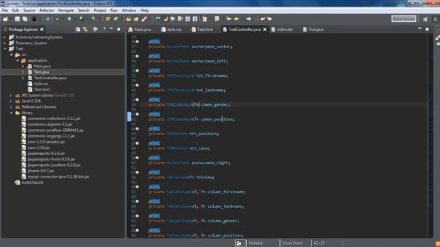 02 JavaFX CRUD with Jasper Report - Controller + FXML + CSS setup @Test смотреть онлайн