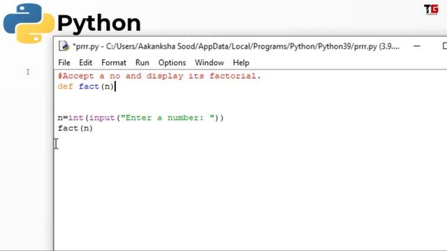 Factorial-Simple & Recursive Function In Python In Hindi - Aakanksha Sood || Video-20 || Tech GURU смотреть онлайн