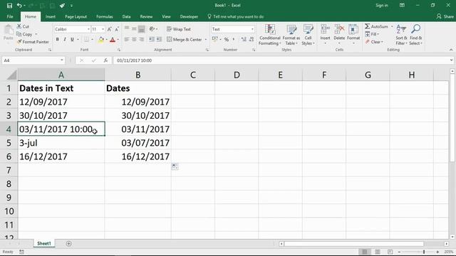 Excel DATEVALUE Function - Convert Text to Date смотреть онлайн