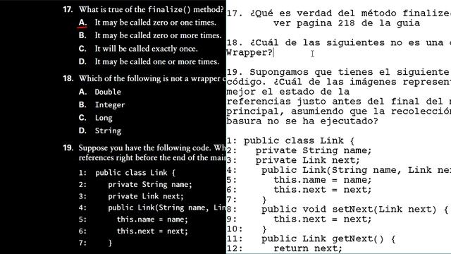 OCA JAVA SE 8 Programmer Guide Practice Test Chapter 2 # 11-20 смотреть онлайн