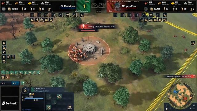 TheViper vs PuppyPaw - $125k Golden League 3rd Playoff (For Wololo Qualification!) - ft. Grubby! смотреть онлайн