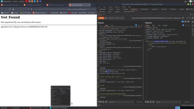 Web Shell Upload via Path Traversal смотреть онлайн