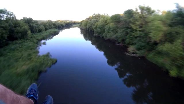 Полёт вдоль реки Быстрая Сосна от п.Колпна до г. Ливны смотреть онлайн