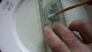 Чистим доллары от плесени ) Неожиданный результат