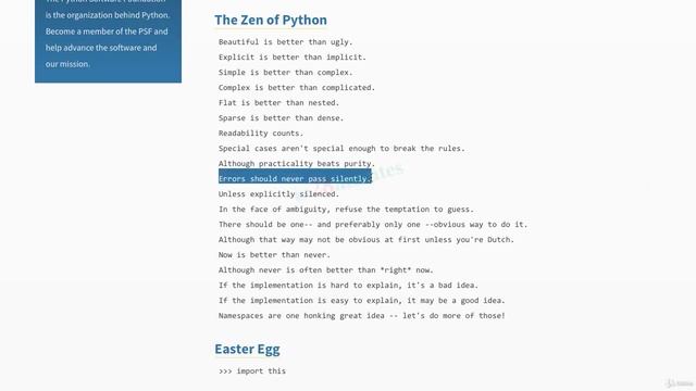 (Learn Programming With Python) 77-Tip 8-PEP20-Zen of Python смотреть онлайн
