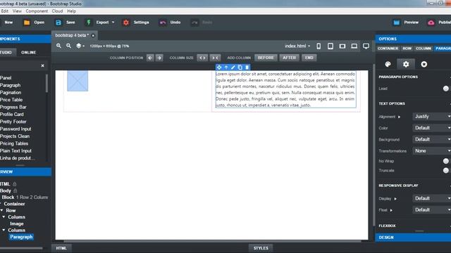 Bootstrap Studio 4 Beta смотреть онлайн