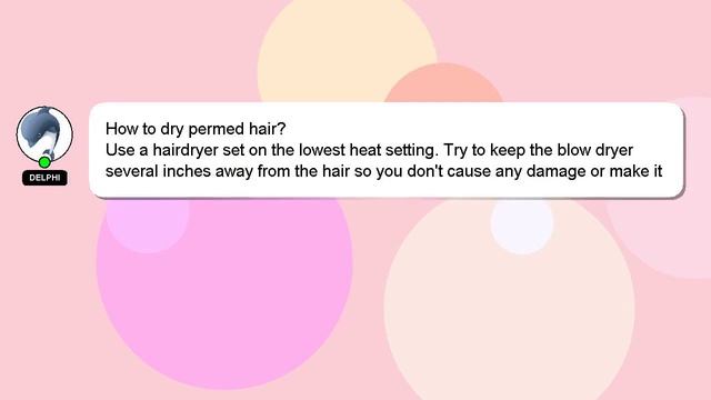 How to dry permed hair? смотреть онлайн