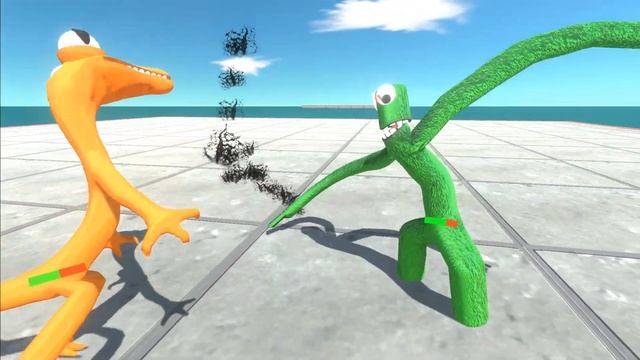 Rainbow Friends Battle | Who is The Winner - Animal Revolt Battle Simulator смотреть онлайн