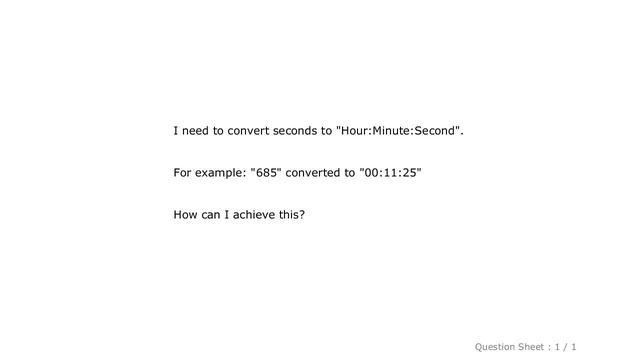 PHP : Convert seconds to Hour:Minute:Second смотреть онлайн