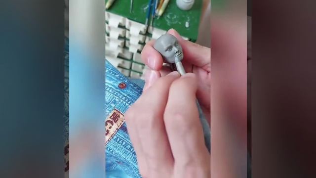 ??? Лепка женской головы из пластилина смотреть онлайн
