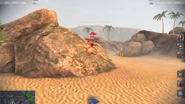 World of Tanks Blitz Синий нагиб под музыку смотреть онлайн