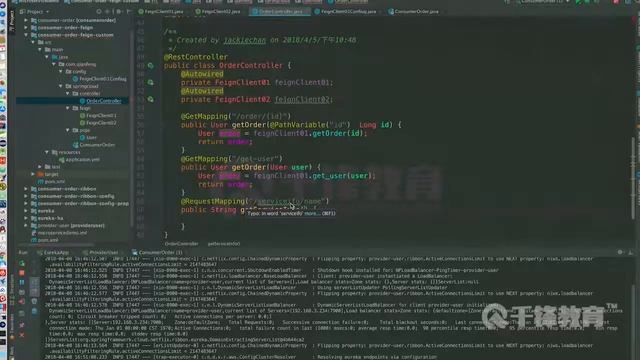 千锋Java教程：18 Feign URL 方式和配置请求用户名密码 смотреть онлайн