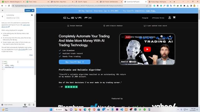 How to fixed horizontal Scroll Bar in WordPress Elementor смотреть онлайн