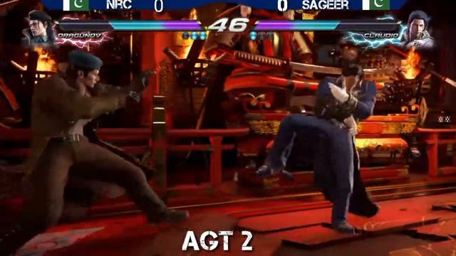 NRC (Dragunov) VS Sageer (Claudio) AGT2 Tekken 7 Pakistan смотреть онлайн