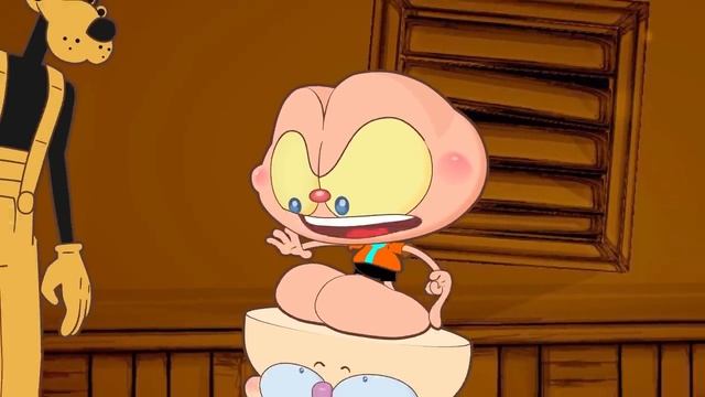 Mongo e Drongo em Bendy and The Ink Machine Completo - Com Boris, Alice Angel, Alisson Angel e mais смотреть онлайн