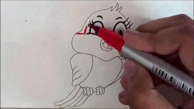 How To Draw Macaw | Draw Macaw For Beginners | Easy Macaw Drawing смотреть онлайн