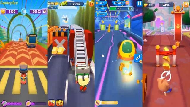 TALKING TOM GOLD RUN 1VS 2 Talking Ginger VS Panda Panda Run Game Rasta pi VS Dog Puppy Surfs Runne смотреть онлайн