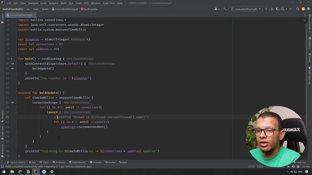 Kotlin For Beginners - Multiple Coroutines Sharing one State! смотреть онлайн