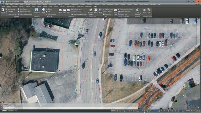 Successfully insert Georeferenced Orthophotography in AutoCAD Civil 3D смотреть онлайн