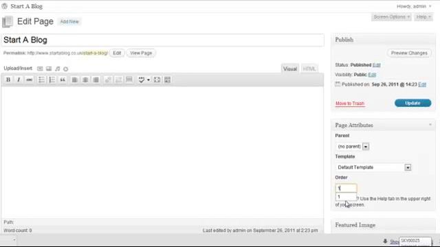 Start a Blog Series - How to add pages and configure your blog menu .mp4 смотреть онлайн