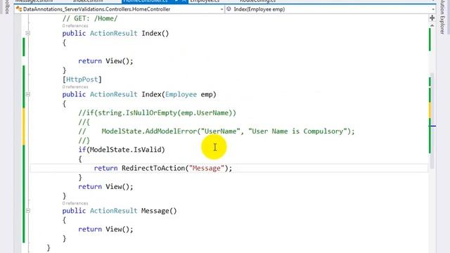 Data Annotations and Validations in MVC 5 смотреть онлайн