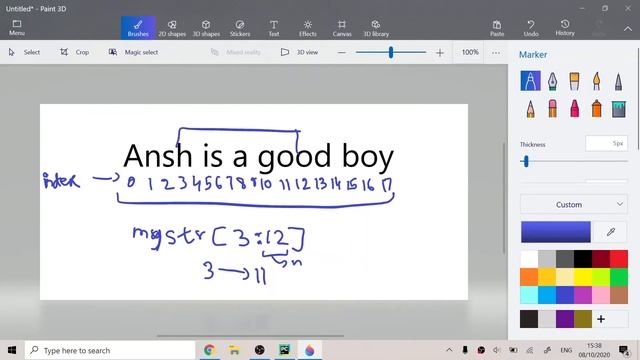 String Functions and String Slicing with Examples | Python for Absolute Beginners in English | #7 смотреть онлайн