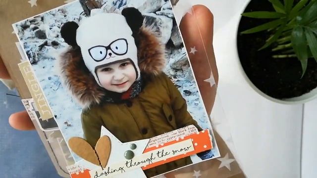 Скрапбукинг. Обзор миниальбома на тегах