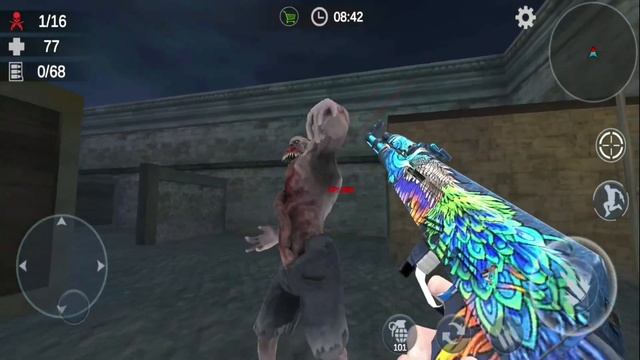 Zombie 3D Gun Shooter Real Survival Warfare Part 13 - DER RIESE Stage Gameplay Walkthrough Android смотреть онлайн